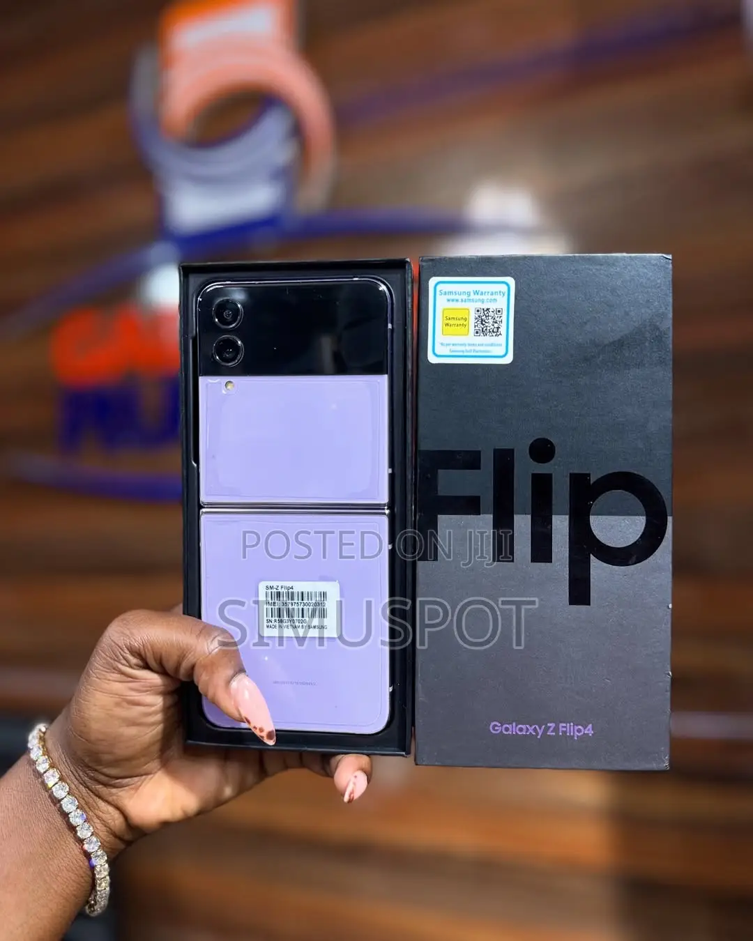 New Samsung Galaxy Z Flip4 256 GB Blue