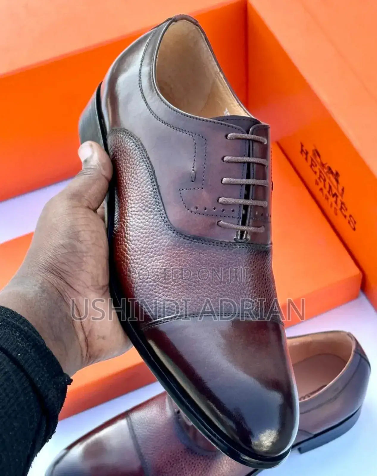 Clarks–Viatu Vya Ngozi Halisi Vya Kiume