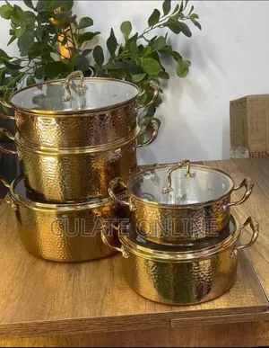 5pcs Uakeen Stainless Steel Cookware Set