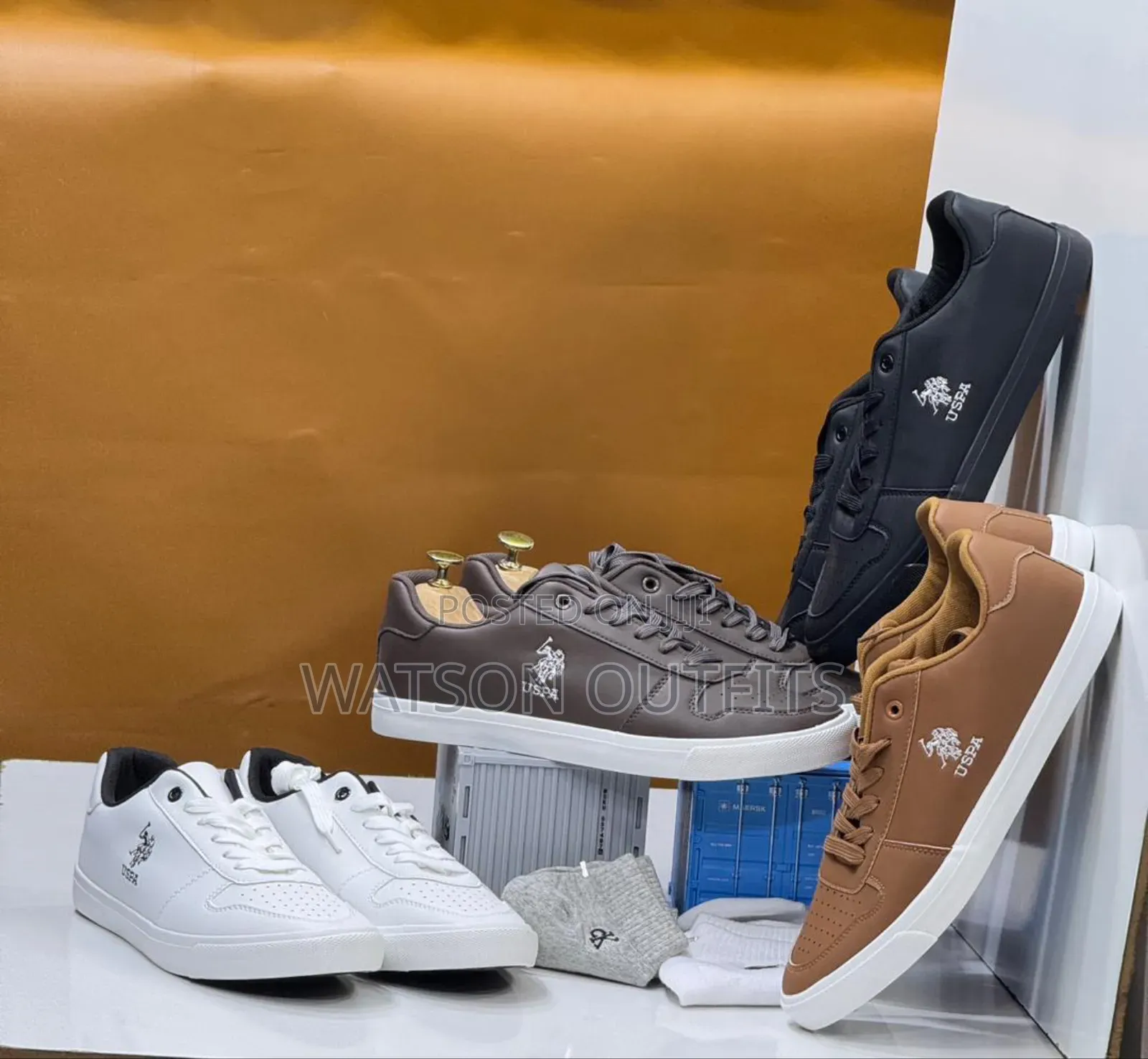 Men's Leather Shoes Bee and Uspa Brand New and Original