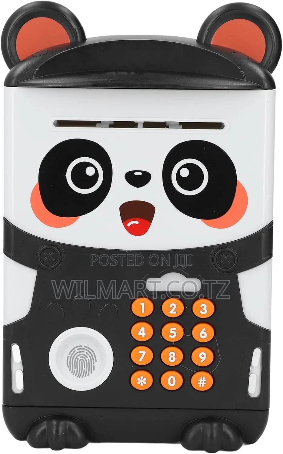 Panda Shape Fingerprint Money Bank For Kids - Bby567l