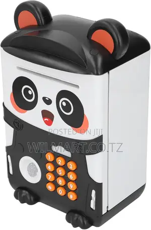 Panda Shape Fingerprint Money Bank For Kids - Bby567l