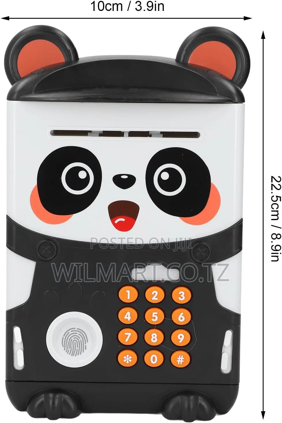 Panda Shape Fingerprint Money Bank For Kids - Bby567l