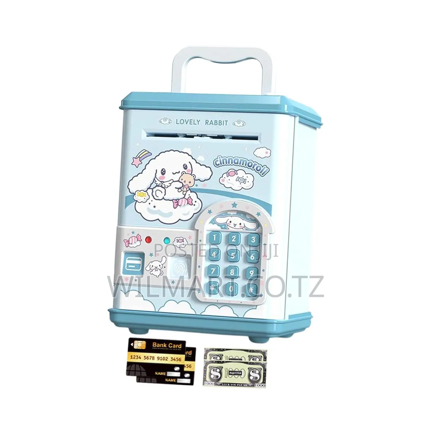 Atm Piggy Bank For Kids Educational Fingerprint Recognition - Bby235l