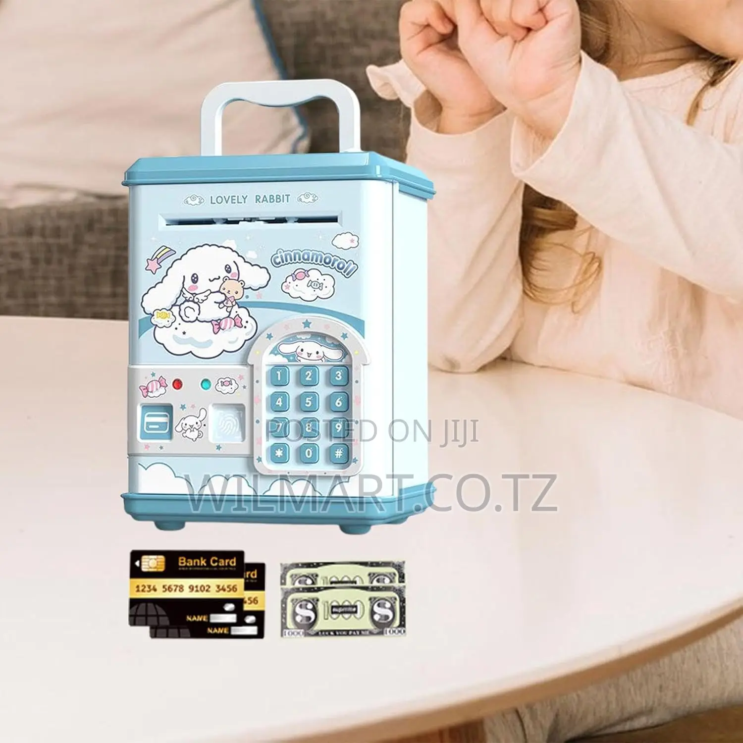 Atm Piggy Bank For Kids Educational Fingerprint Recognition - Bby235l