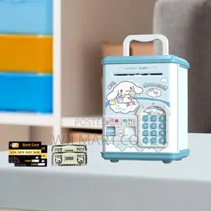 Atm Piggy Bank For Kids Educational Fingerprint Recognition - Bby235l