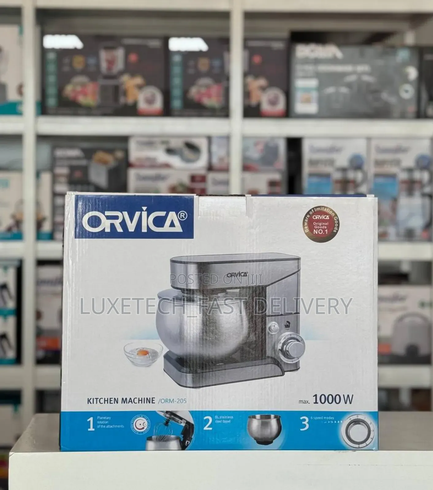 Orvica Orm-205 Kitchen Stand Mixer 6-Liters (Planetary Mixer)