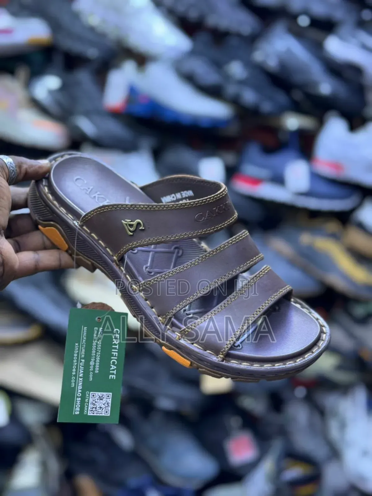 Men's Sandals Cakki Material Hevy Good Quality