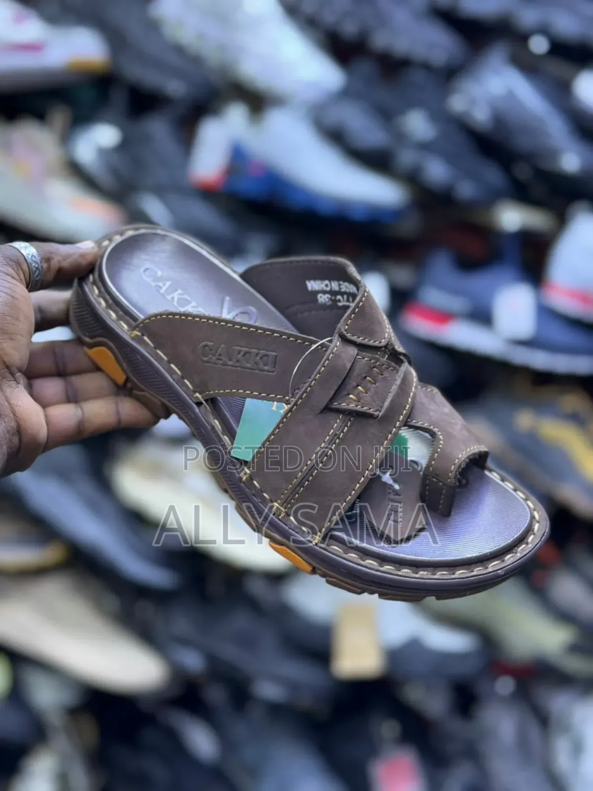 Men's Sandals Cakki Material Hevy Good Quality