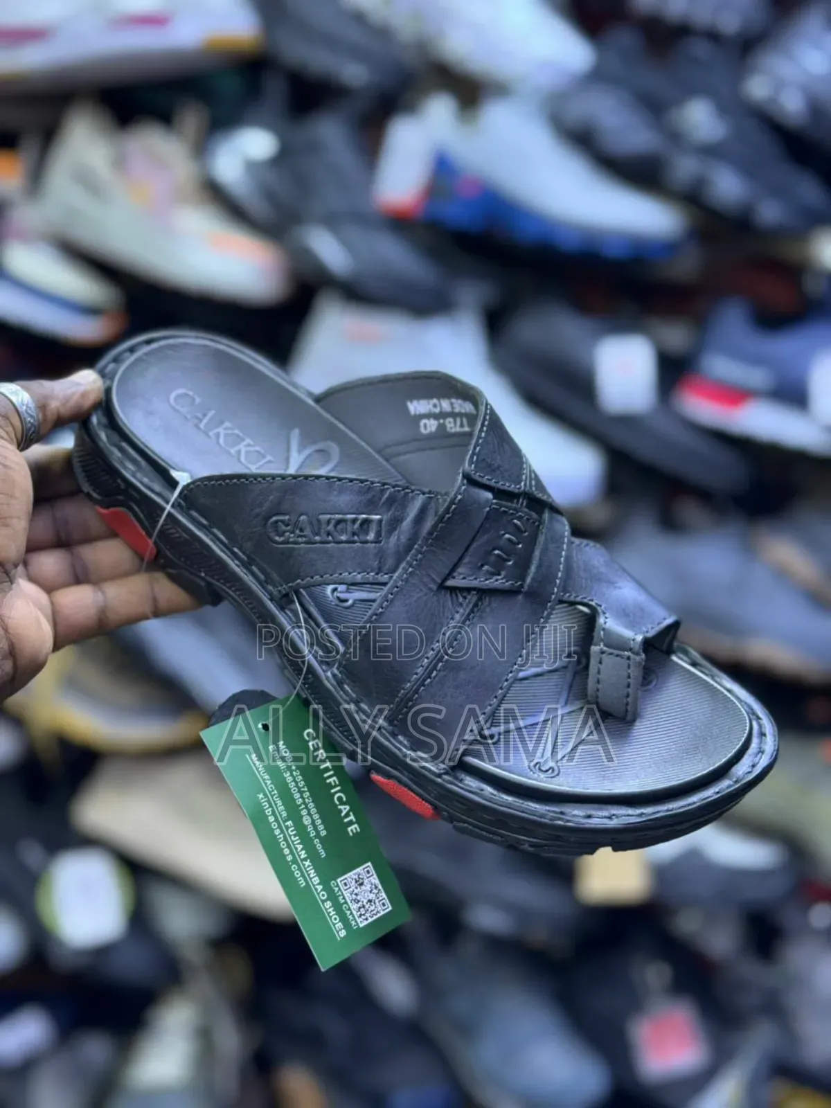 Men's Sandals Cakki Material Hevy Good Quality
