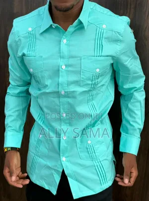 Men's Shirt Material Cotton New Design Four Pocket