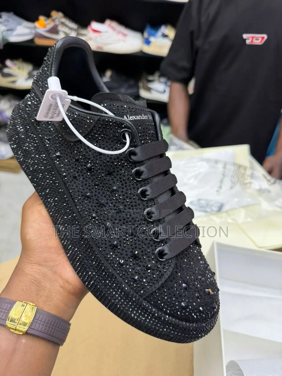 Alexander Maqueen Sneakers With Piercings