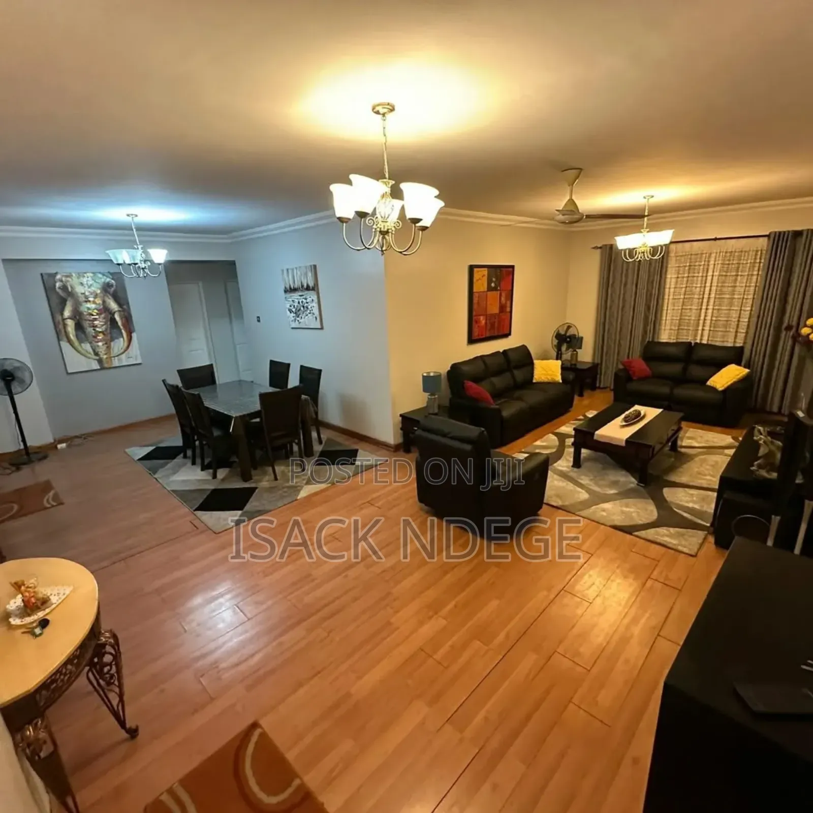 Furnished 3bdrm Apartment in Upanga for rent