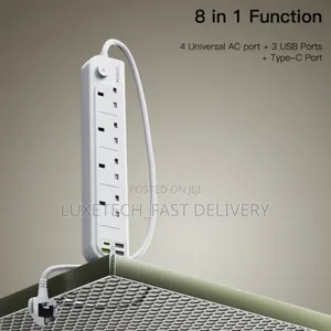 Yesido 8-in-1 Power Socket/Cable Mc23