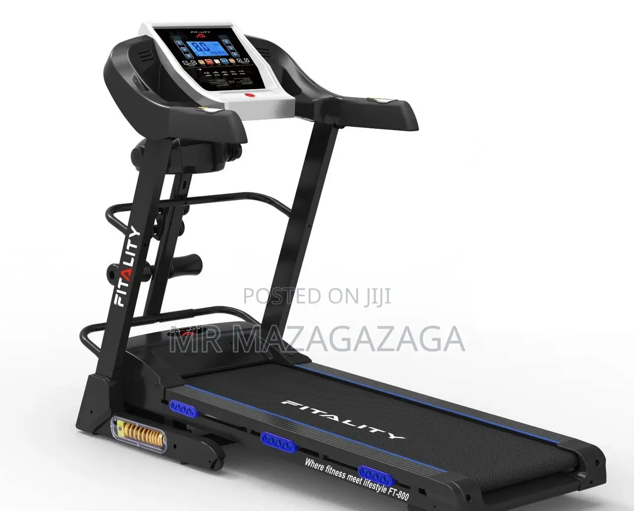 Fitality Treadmill Ft 800 130kg Automatic Incline