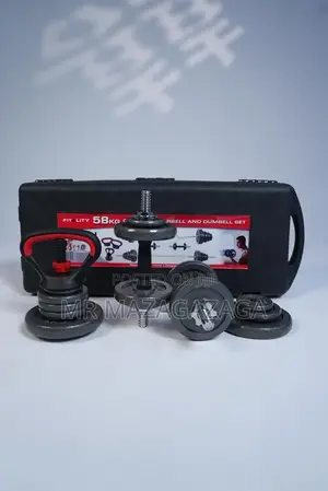 58kg Adjustable Dumbbells Set