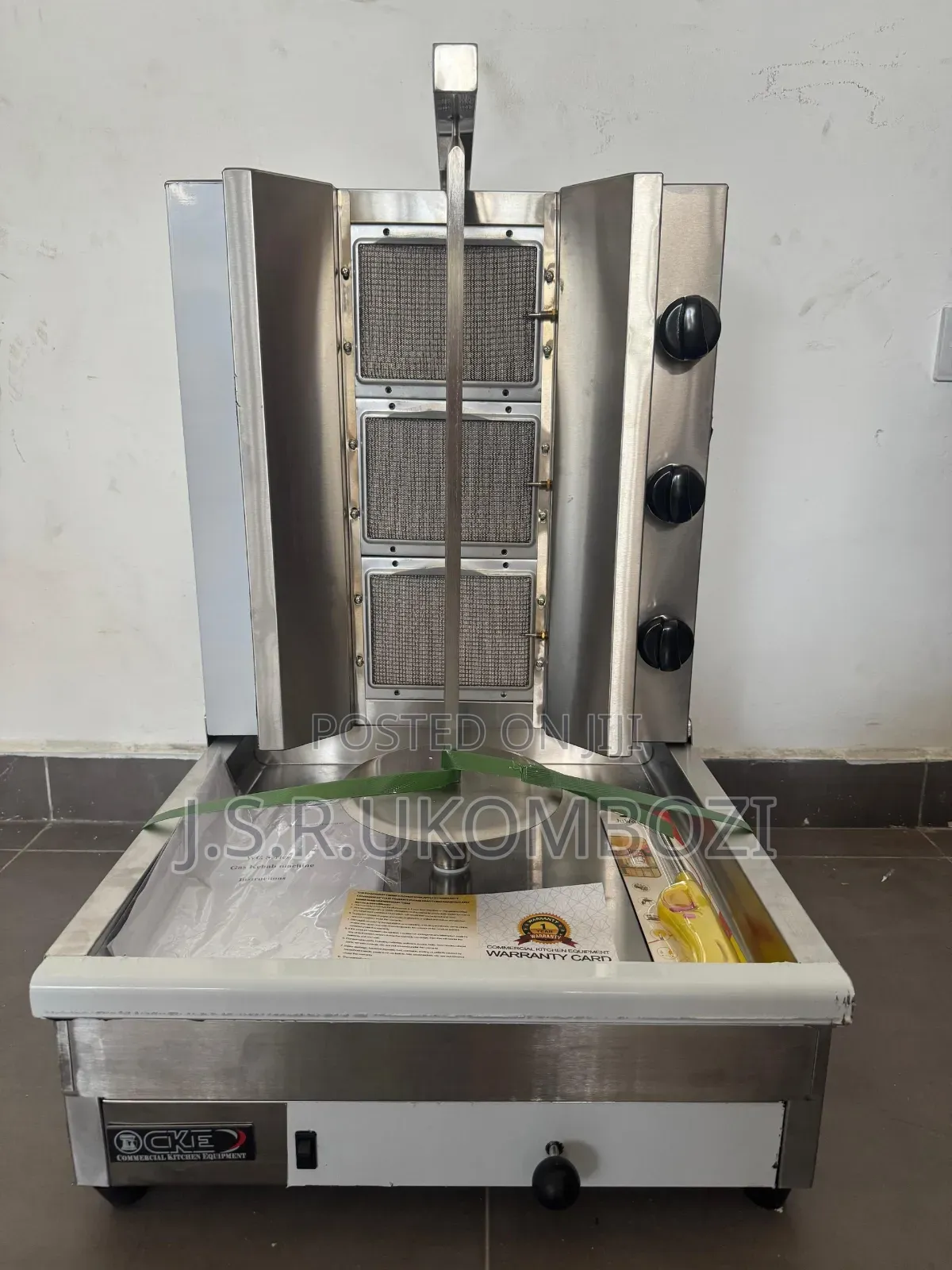*Shawarma Machine*Burners 3
*Tsh