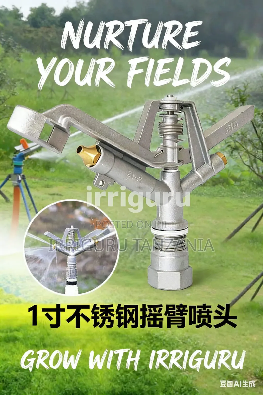 32 Mm Powerful Performance Sprinkler