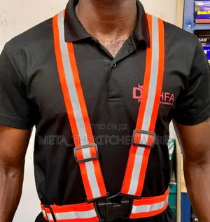 Safety Vest With Adjustable Size From Small To Big