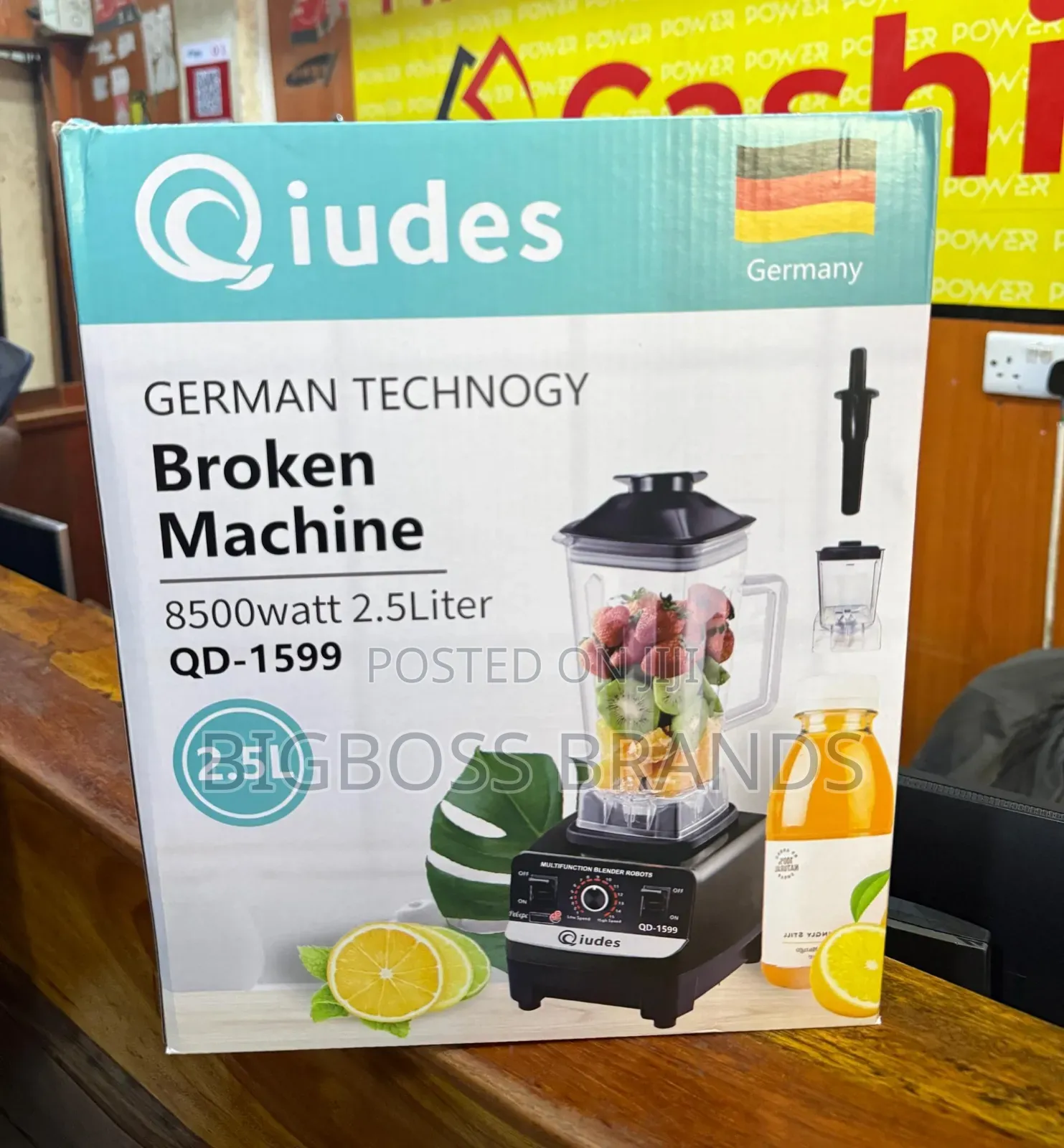 Qiudes Commercial Blender Liter 2.5 [Qd-1599]