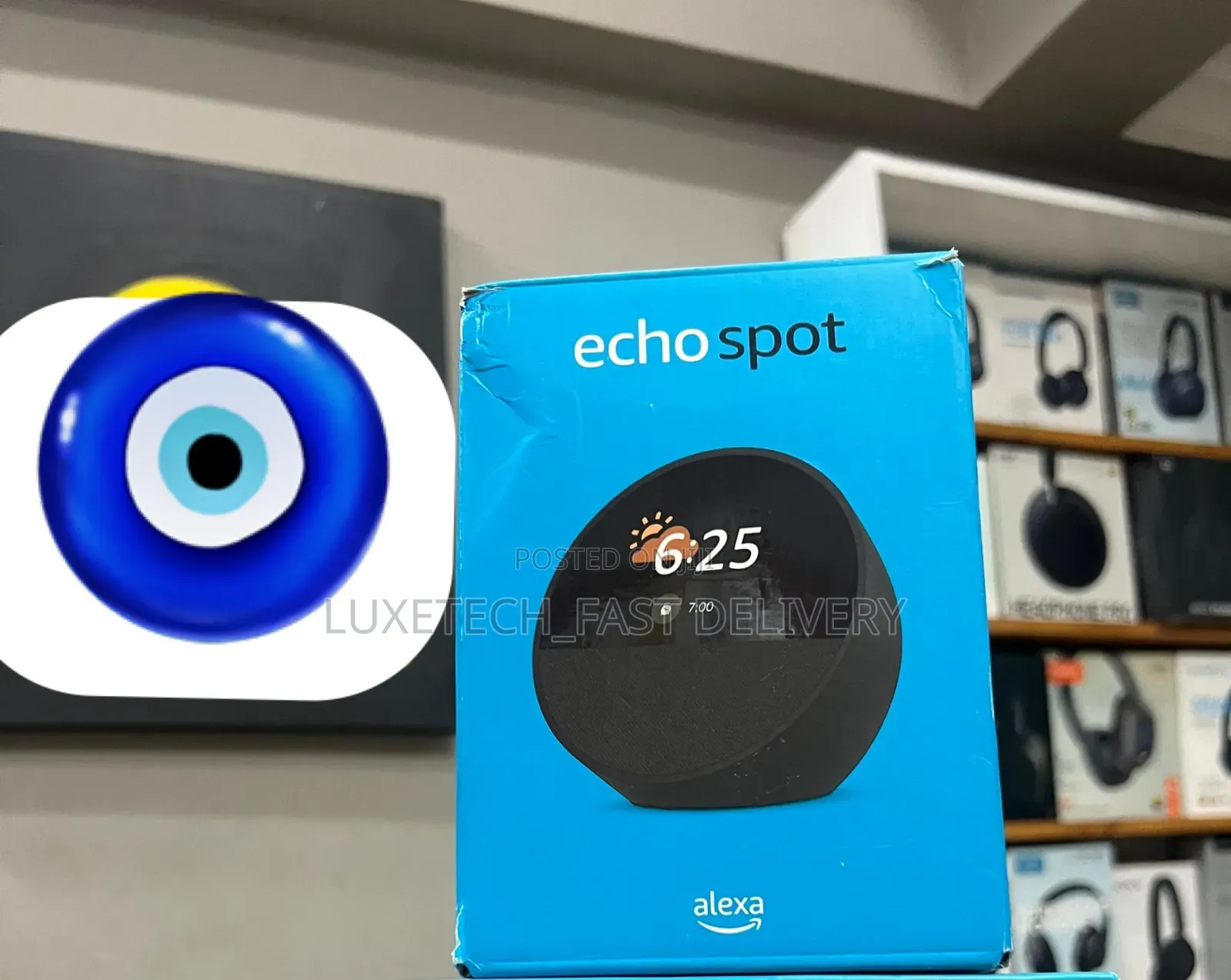 Amazon Echo Spot Smart Alarm Clock (Speaker)