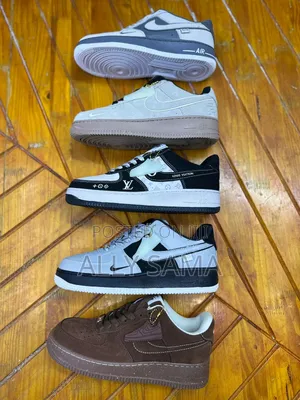 Men's Sneakers Nike Airforce1 Multicolor Material Leather