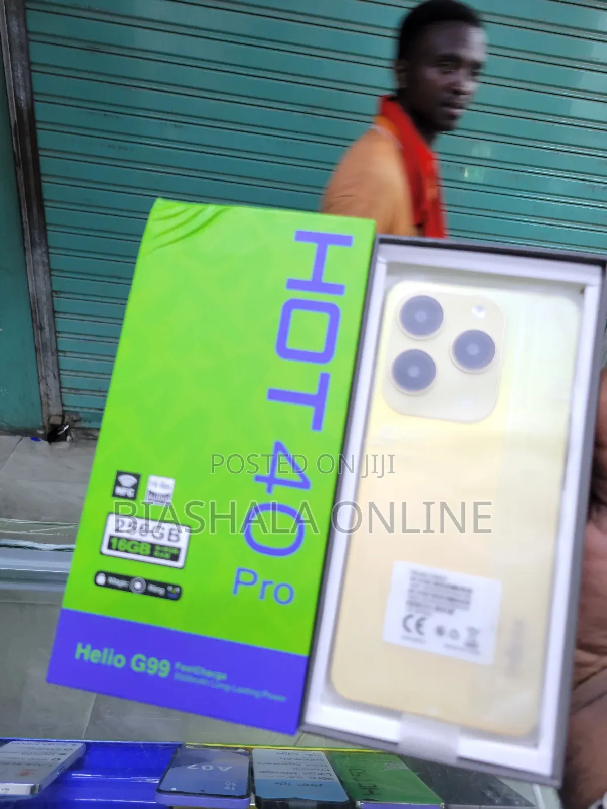 New Infinix Hot 40 Pro 256 GB Gold