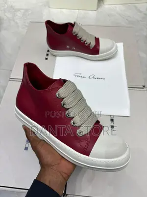 Rick Owen Jumbo Lace Sneakers
