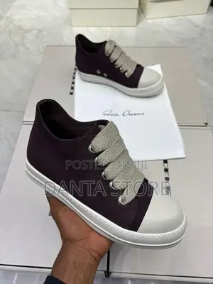 Rick Owen Jumbo Lace Sneakers