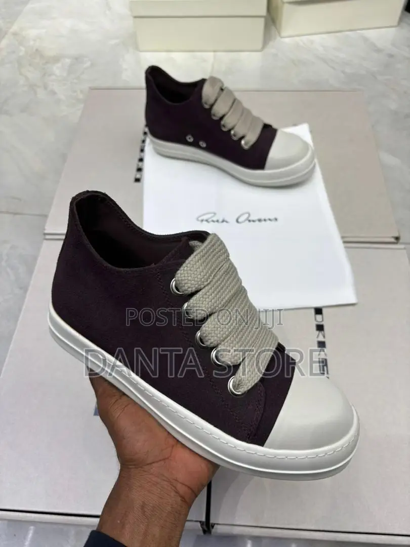 Rick Owen Jumbo Lace Sneakers