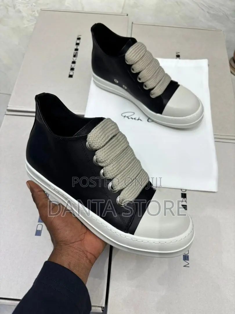 Rick Owen Jumbo Lace Sneakers