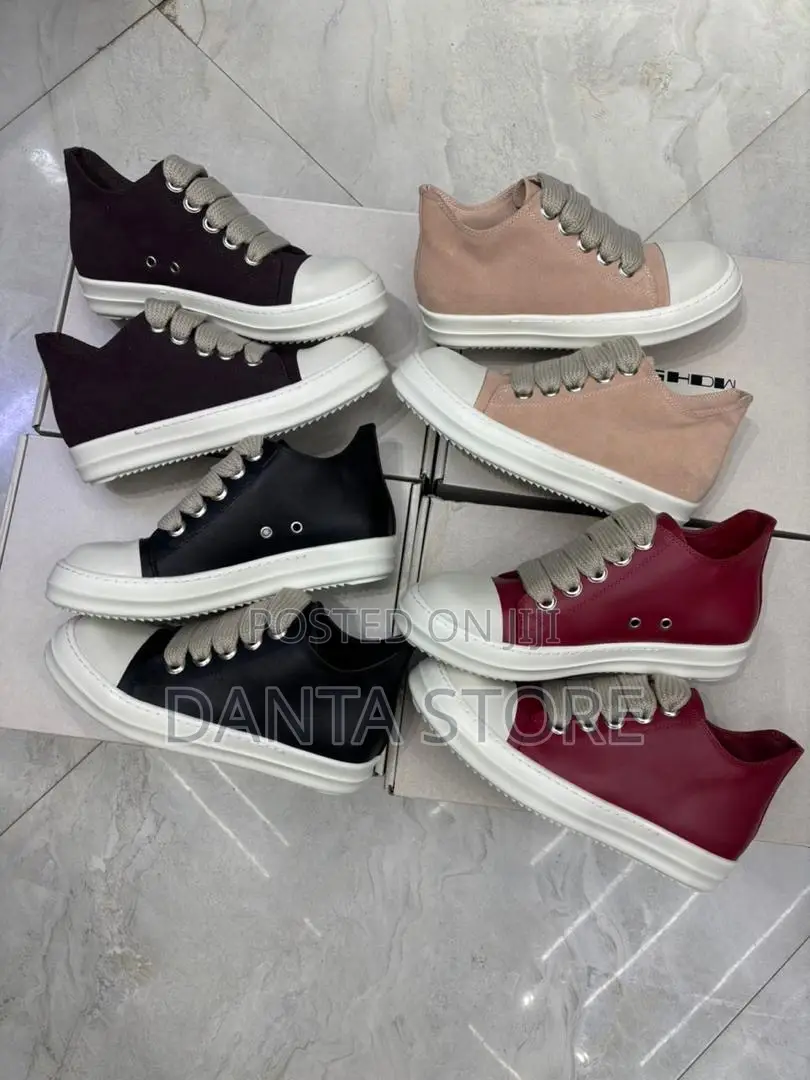 Rick Owen Jumbo Lace Sneakers