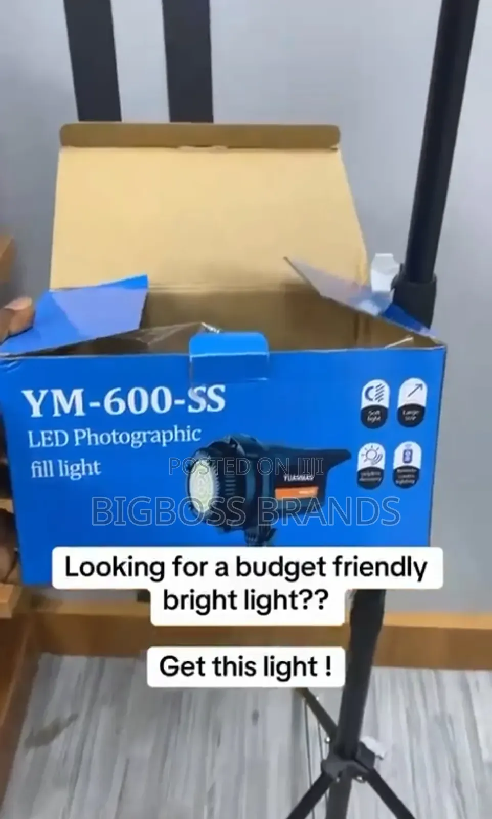 Video Grapher Led Light Ym-600-Ss [Creators Light]