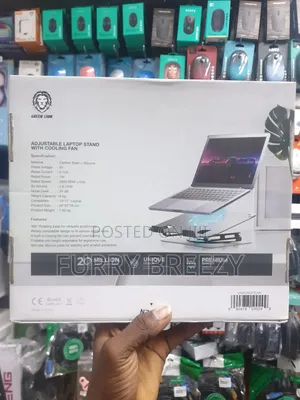 Laptop Stand With Cooling Fan
