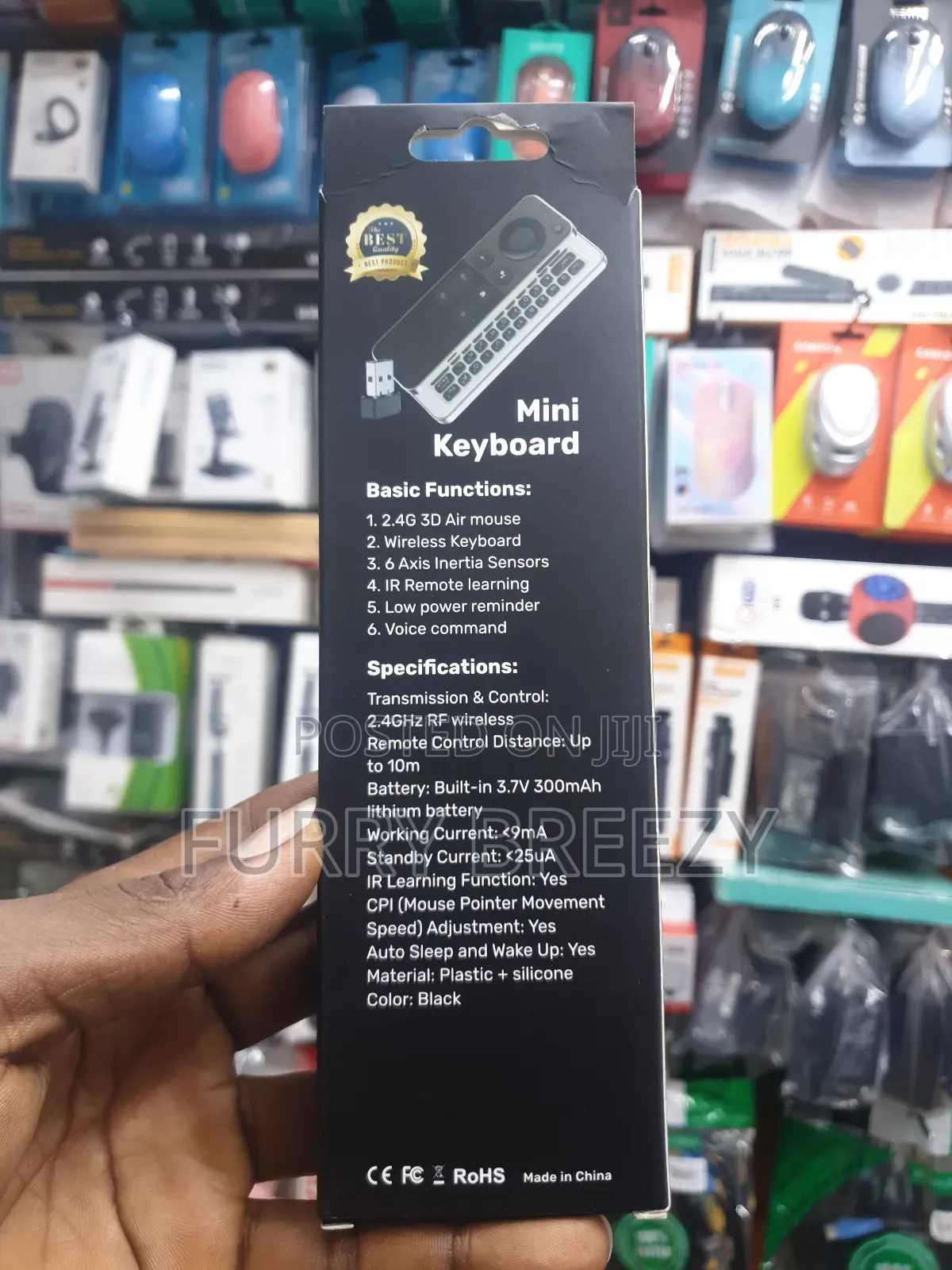 Voice Remote With Mini Keyboard