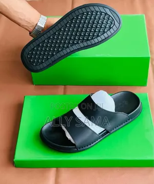 Memen's Sandals Ecco Material Leather Sole Rubber