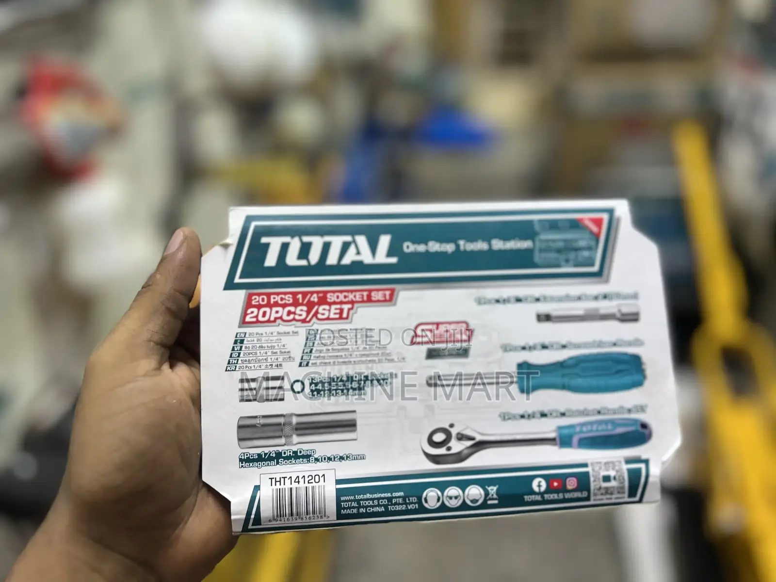 20pcs 3/4 Socket Set