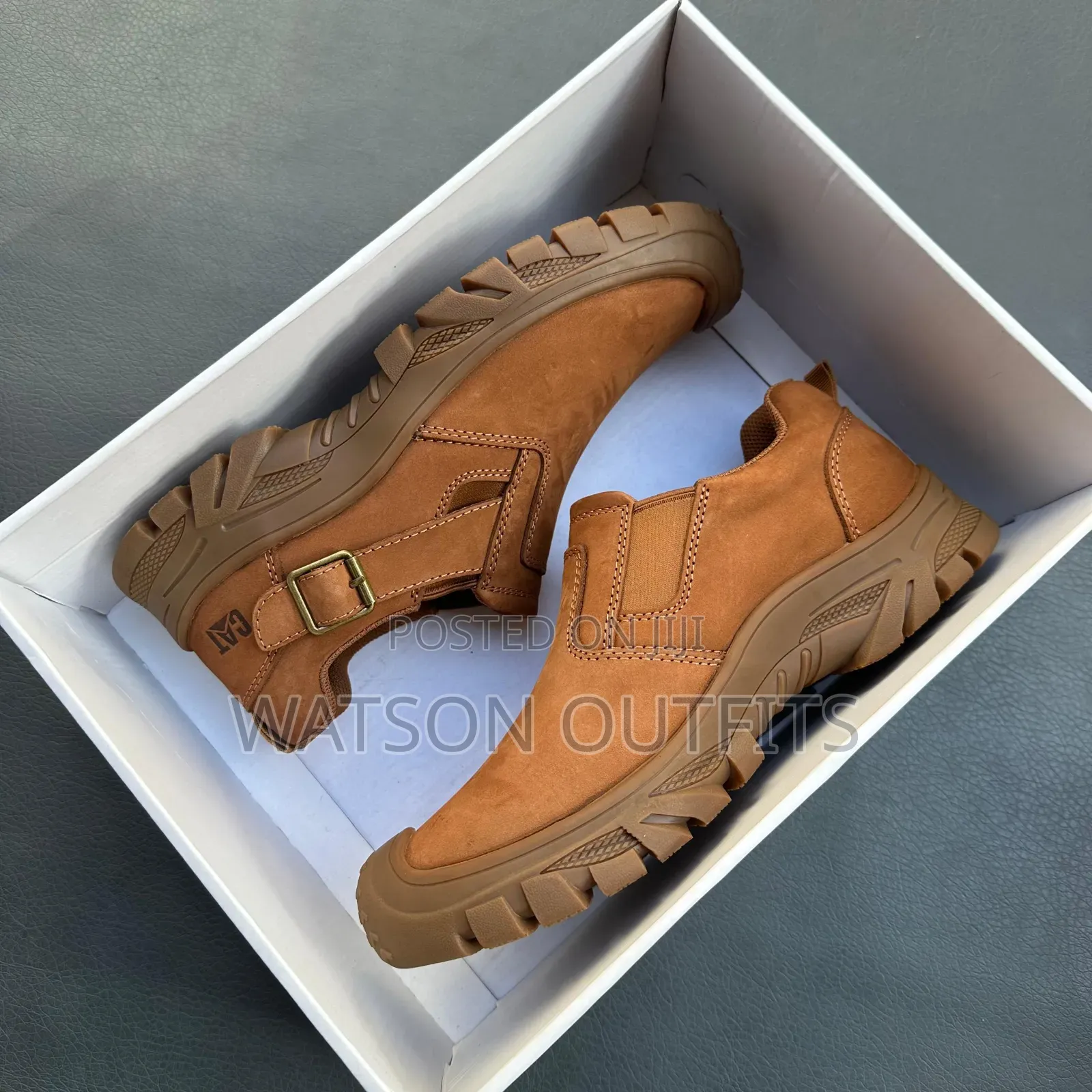Men's Leather Shoes Cat Brand Very Casual