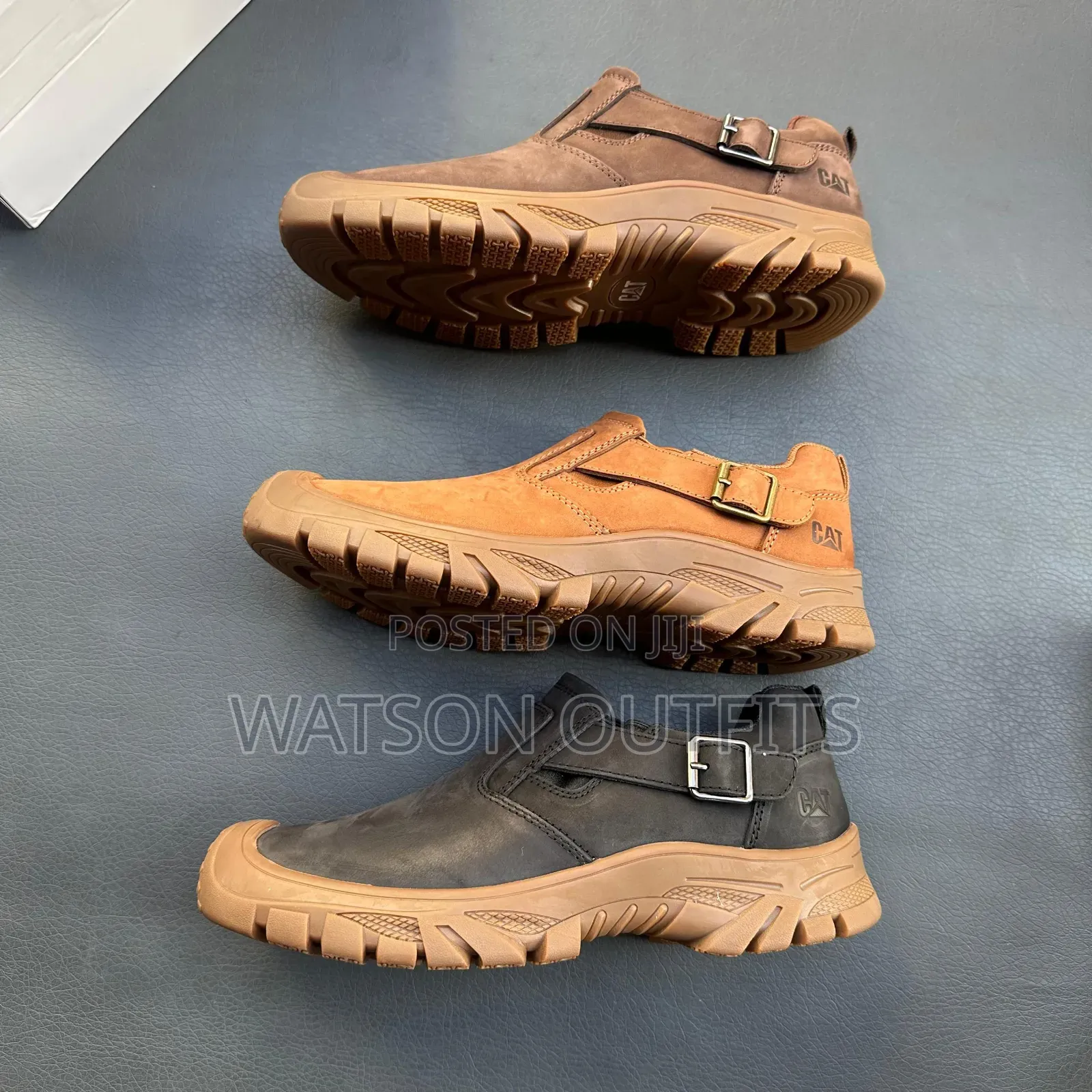 Men's Leather Shoes Cat Brand Very Casual