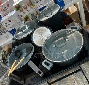 7pcs Uakeen Non-Stick Cookware Set