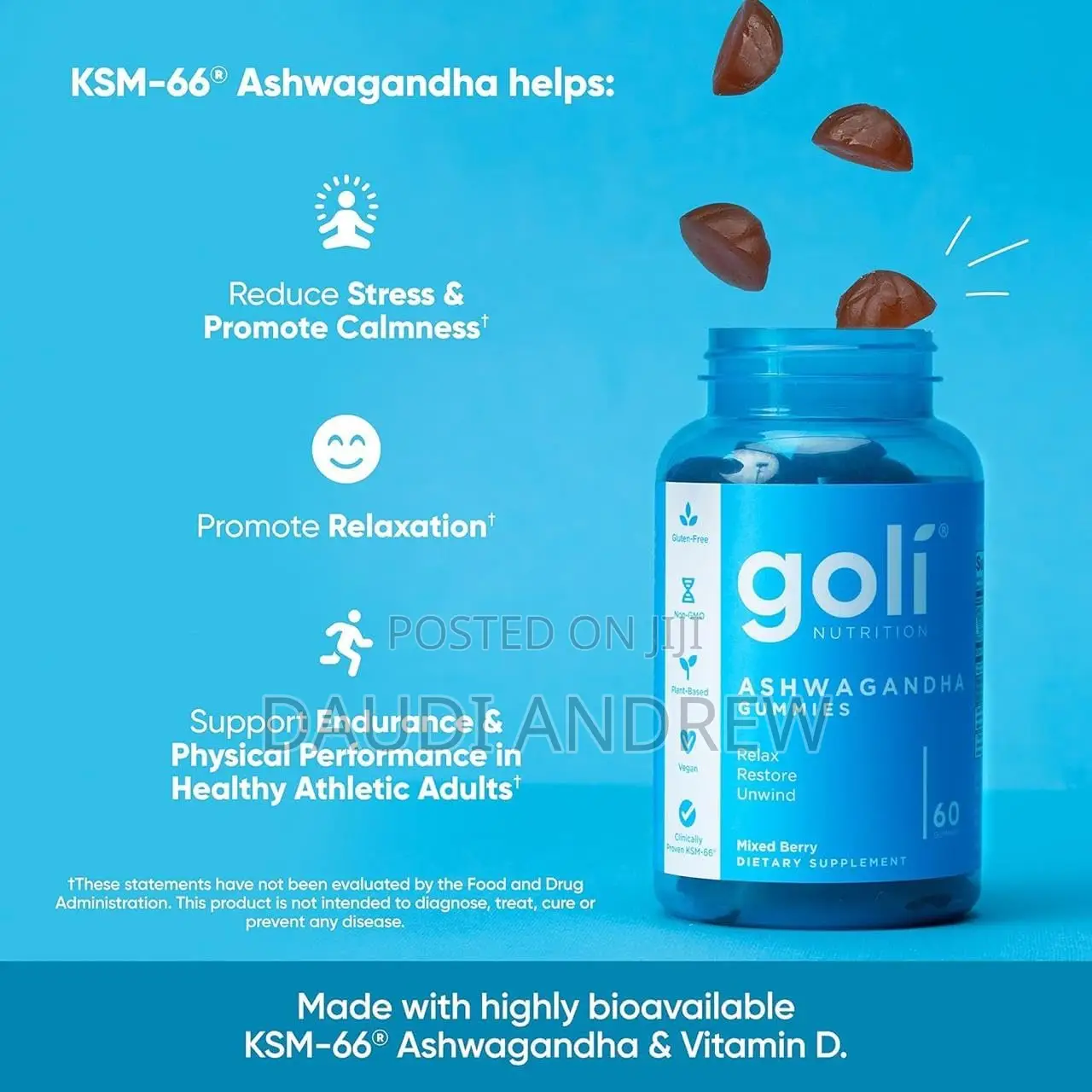 Goli Ashwagandha KSM-66 Gummies