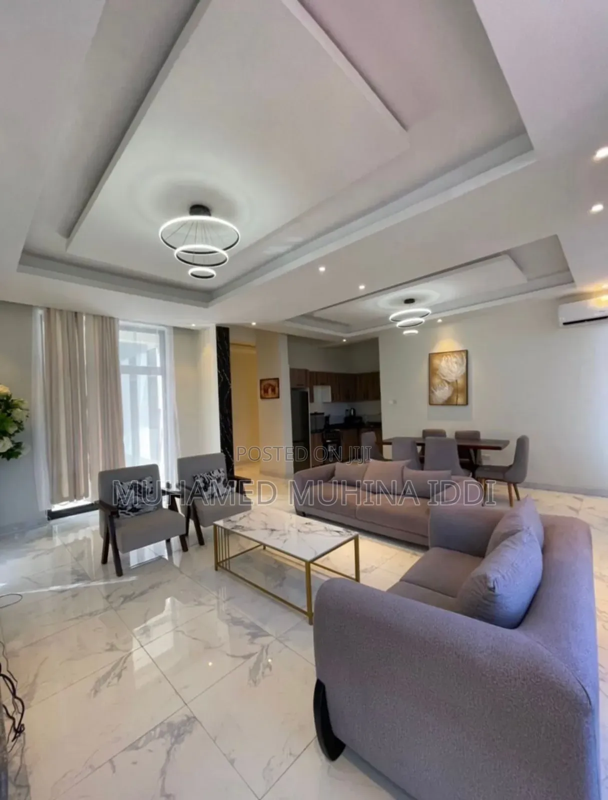 Furnished 3bdrm Apartment in Mikocheni for rent