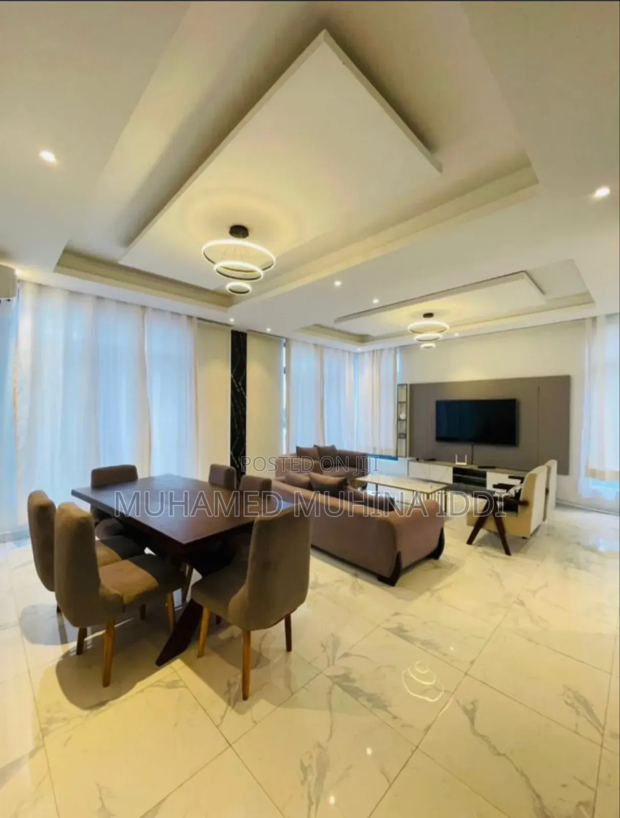 Furnished 3bdrm Apartment in Mikocheni for rent