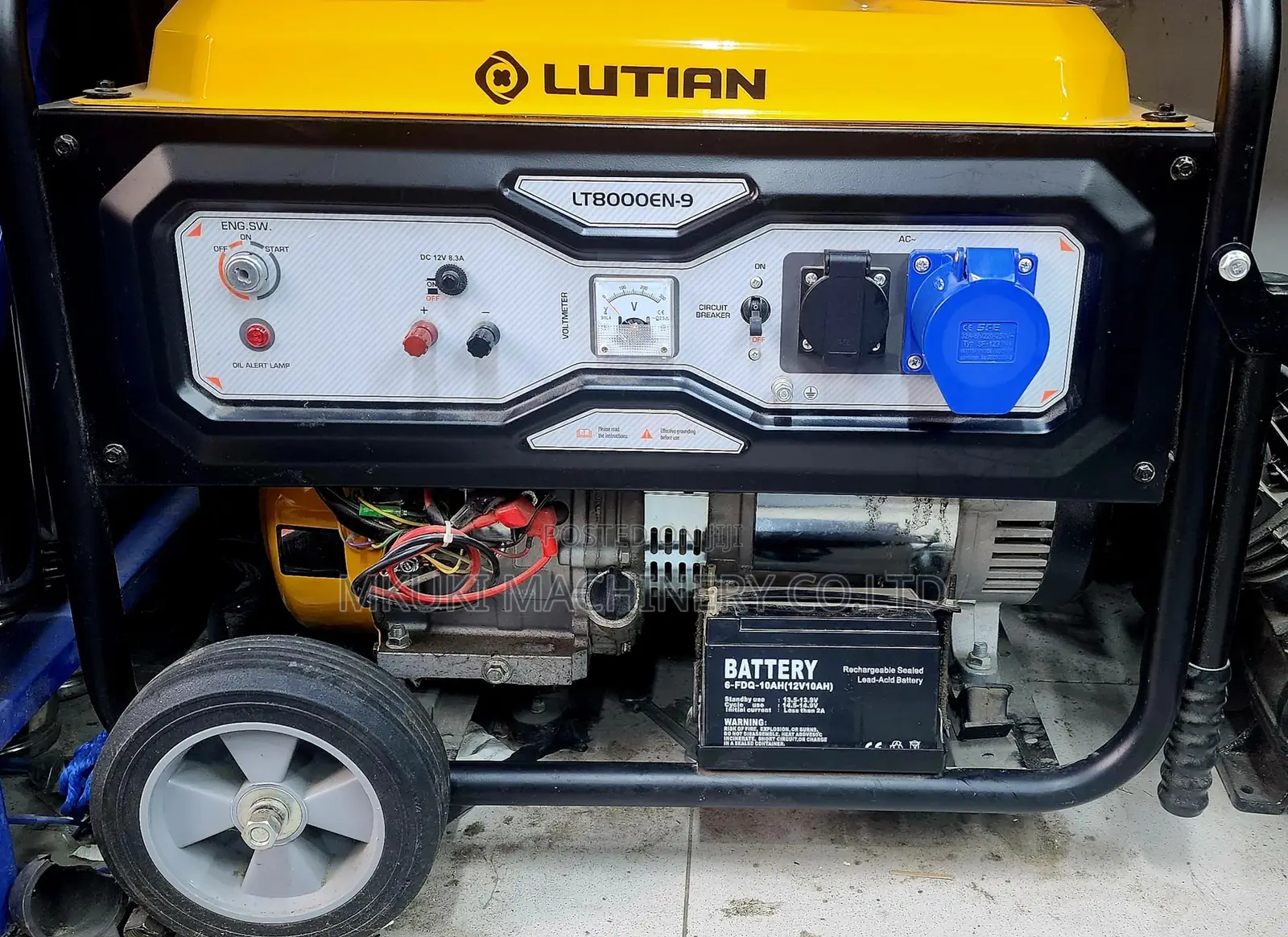 Lutian Gasolein Generator 8kw Key to Start