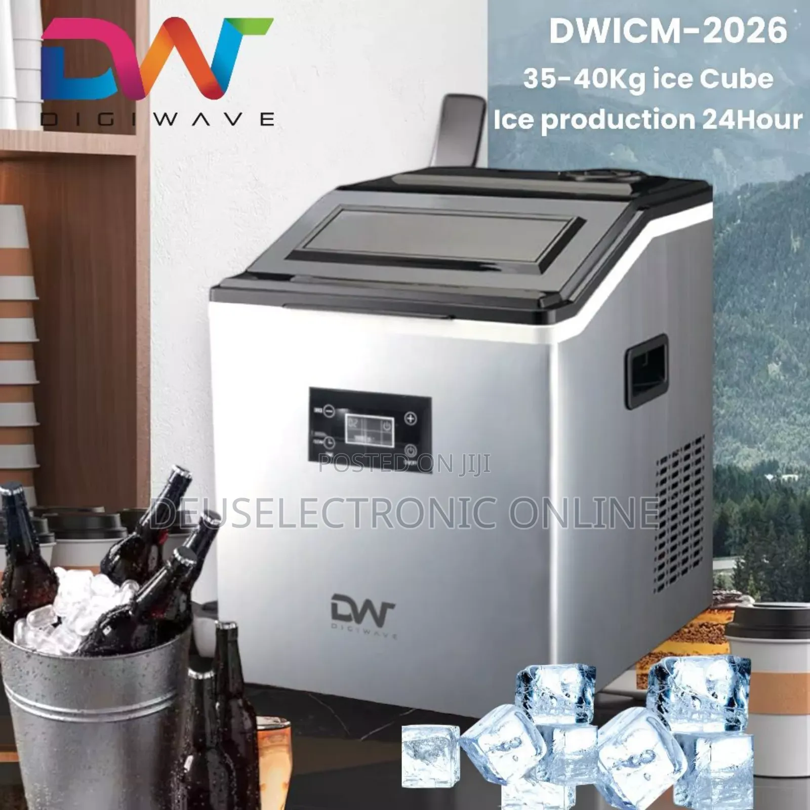  *Digiwave Commercial Ice Maker 35kg