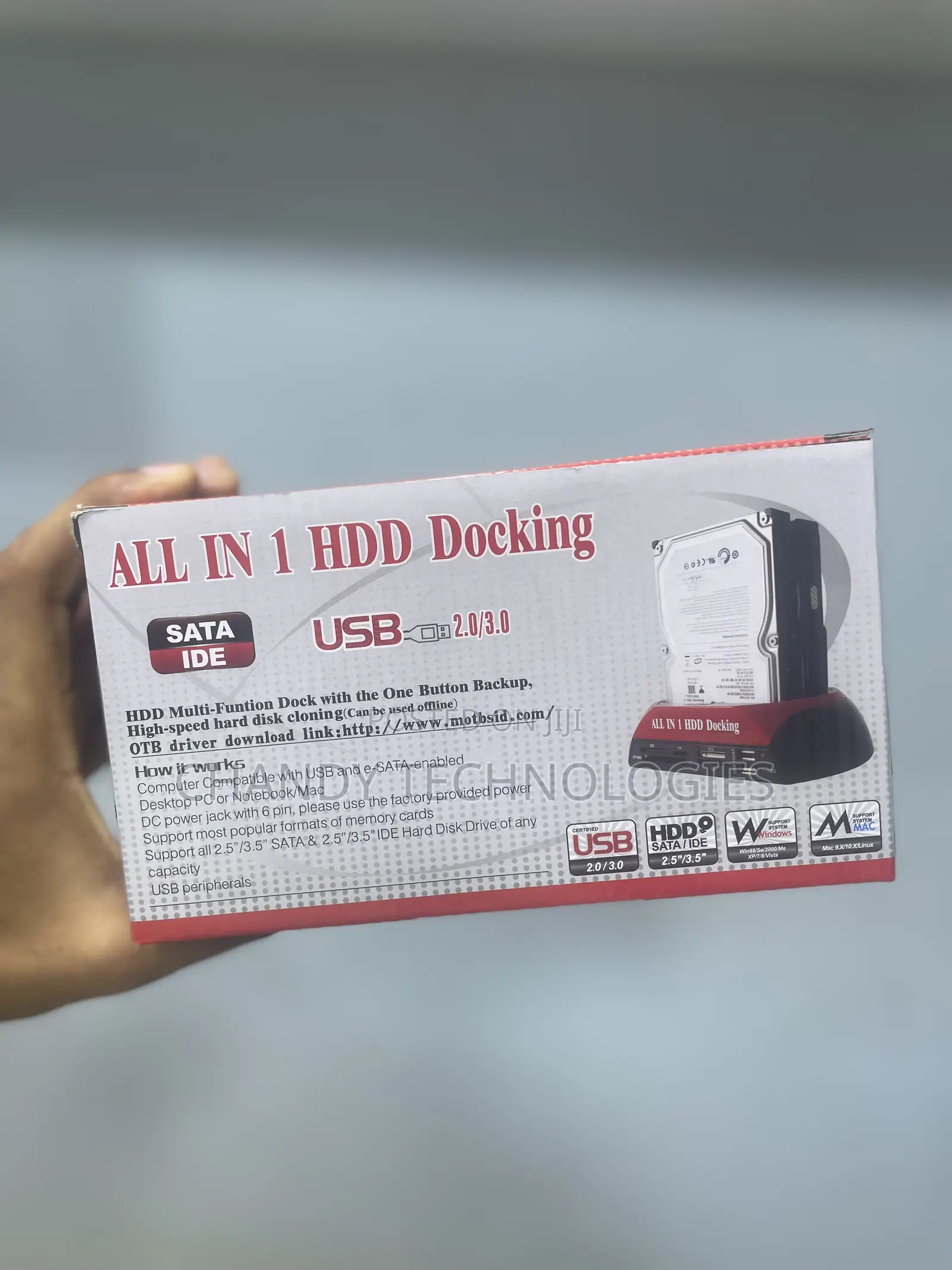 Usb 3.0 Dual Bay HDD Docking Station