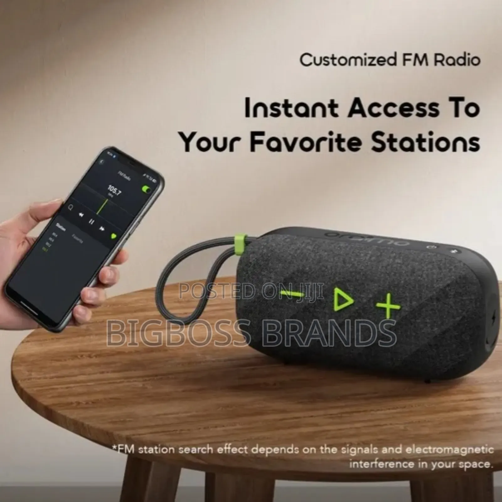 Oraimo Spacebox Active 25w Portable Speaker With Fm Radio Custom Eq
