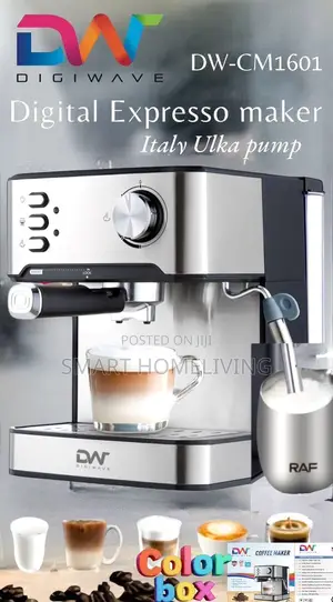 Digiwave Dw-Cm1601 Digital Espresso Maker