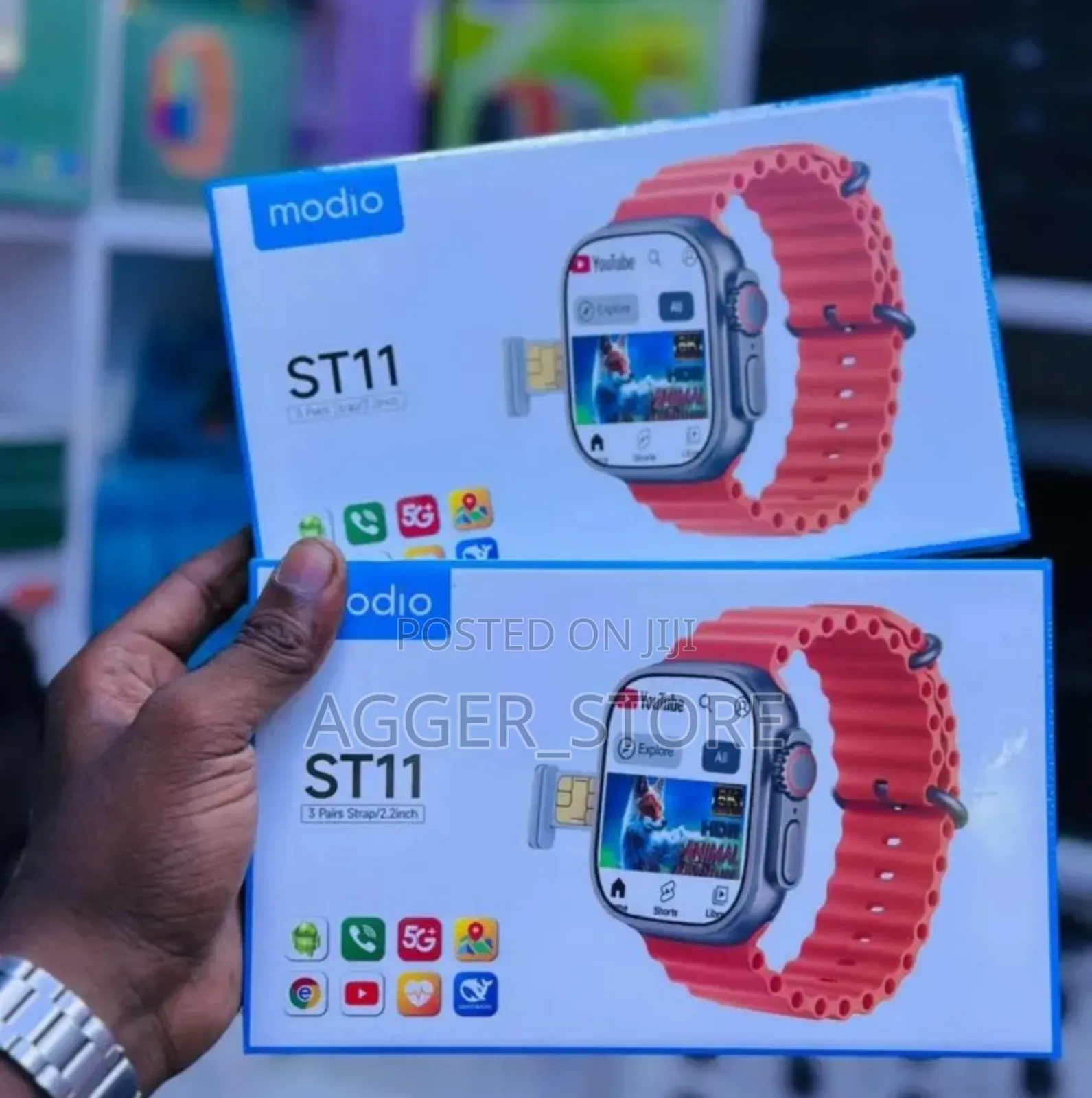 Modio St11 Sim Card Smartwatch (Storage Gb64 Ram4gb)