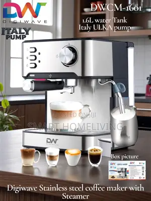Digiwave Dw-Cm1601 Digital Espresso Maker